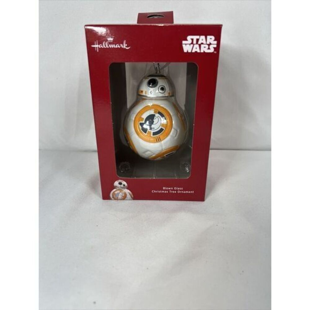Hallmark Star Wars BB-8 Blown Glass Christmas Ornament
